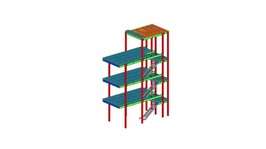 STEEL Structural house | 3D Warehouse