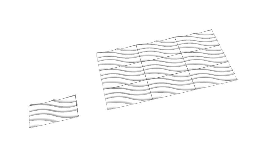 Wall 3D panel