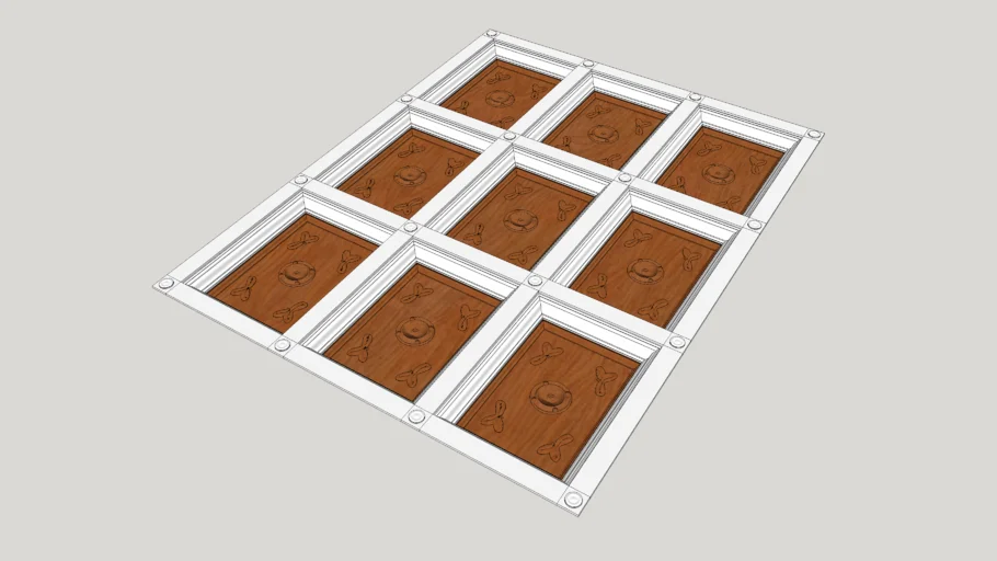 Coffered Ceiling Rough Layout