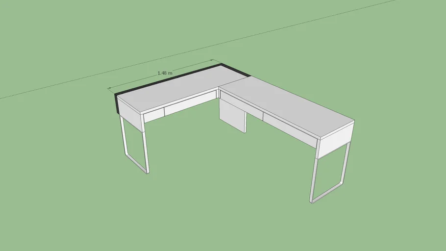 IKEA Micke HACK Desk