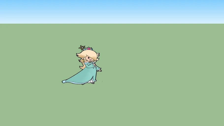 Paper Mario galaxy Rosalina