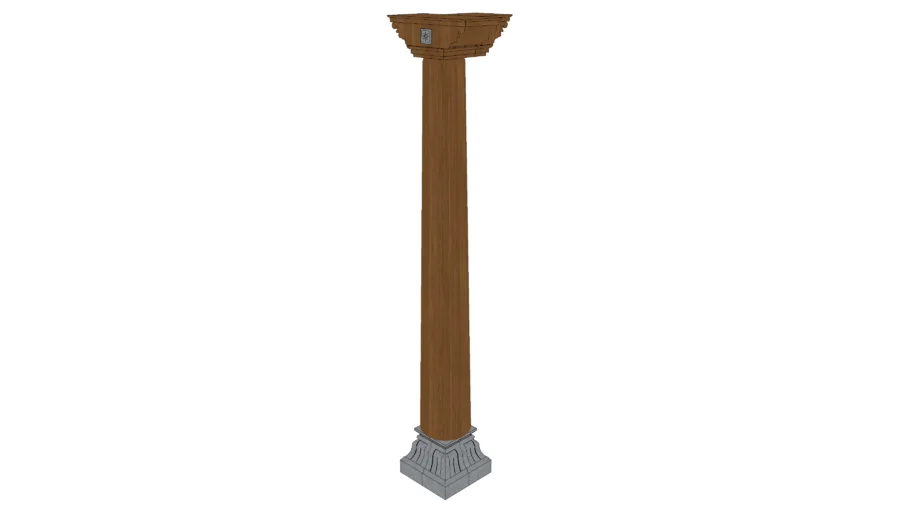 Traditional Wooden Pillar