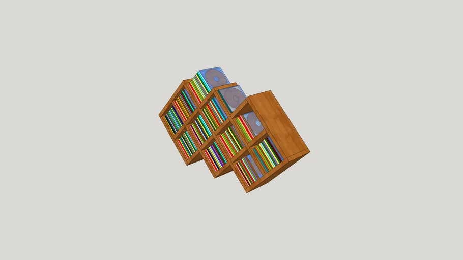 CD Rack | 3D Warehouse
