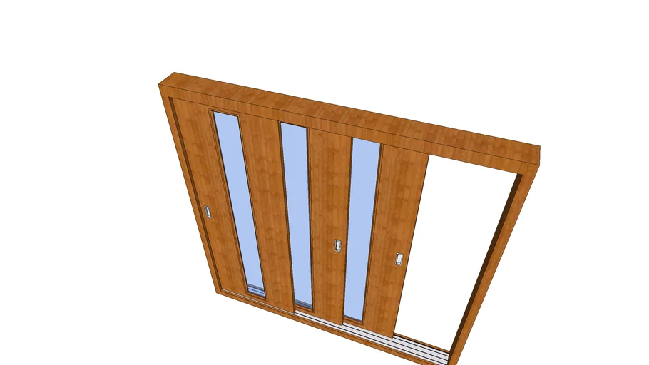 Sliding door (3 pieces)