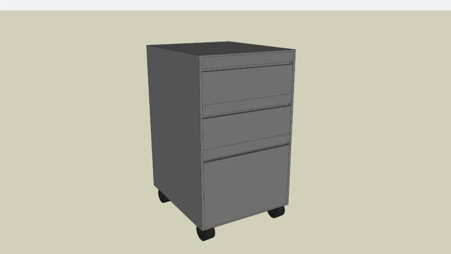 Steelcase Box-Box-File Mobile Pedestal
