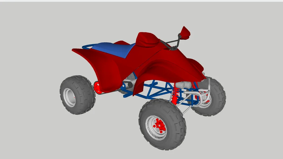 Componentized ATV from user(Made in Alibre Design)