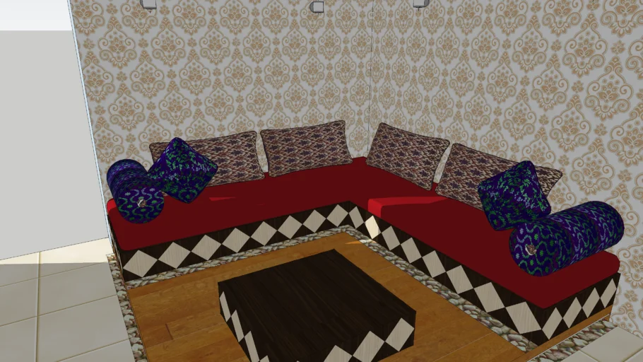 Bhartiya Baithak, Low Seating, Sofa, Center Table