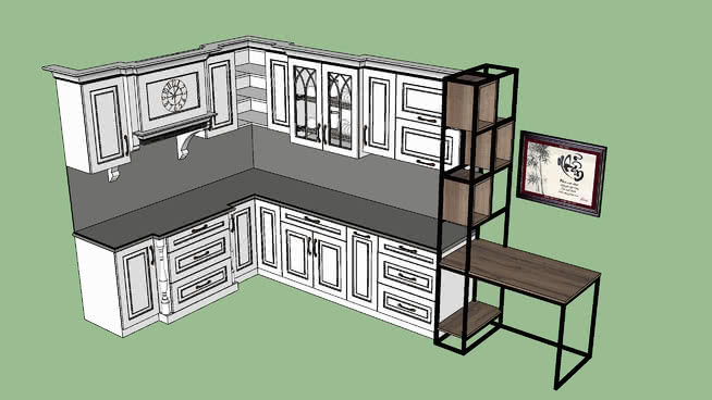 kitchen cabinet neoclassical