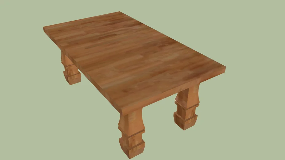 Wood table