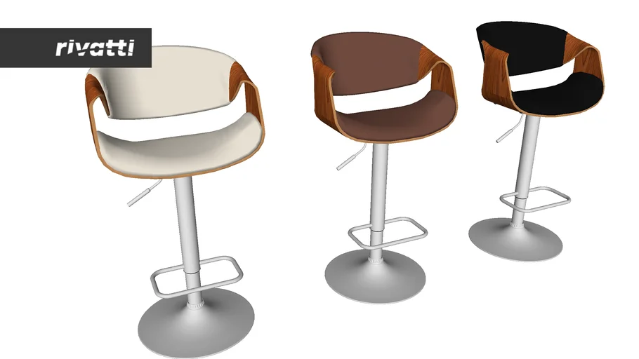 Banqueta Nicole Base Disco - Rivatti