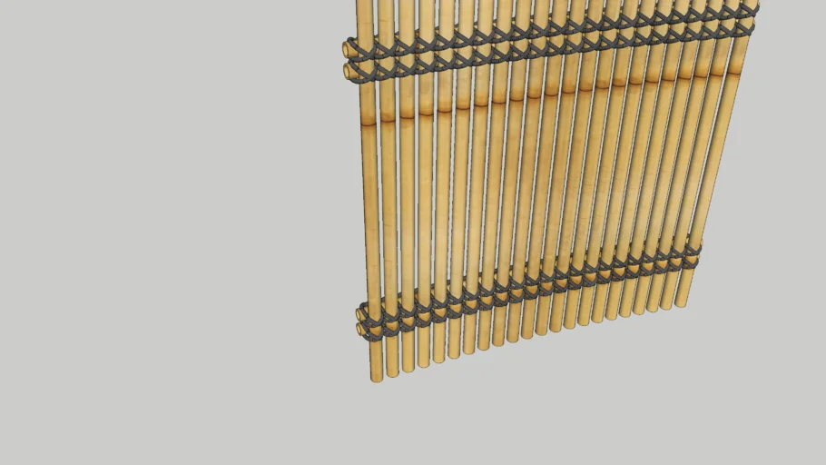 Bamboo Fence Curve