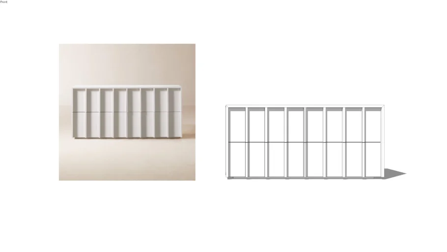 Banyan 4-Drawer White Wood Dresser - CB2