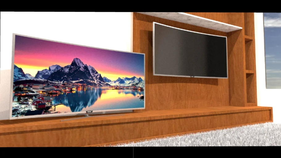 Modern Curved TV