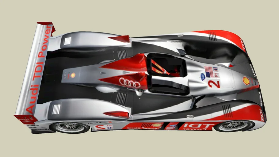 Audi R10 TDI Le Mans Race Car