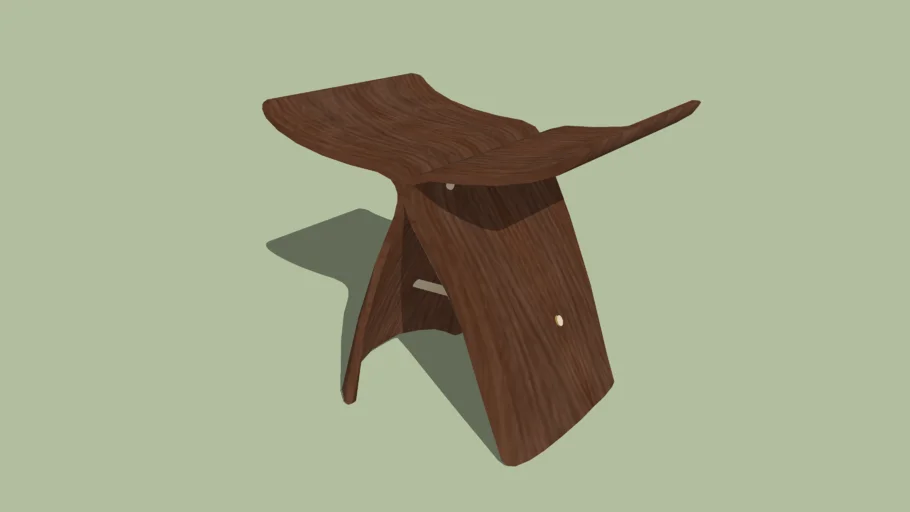 Butterfly Stool 柳宗理蝴蝶椅 深木色