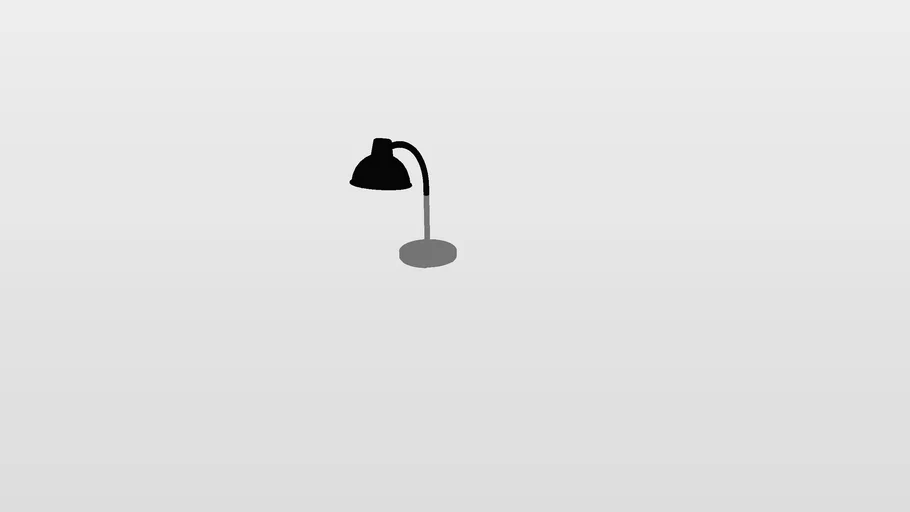 IKEA SKURUP work lamp, black