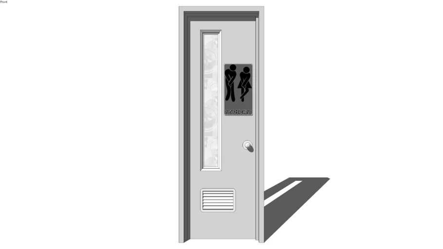Pintu Kamar Mandi 195 x 70 cm