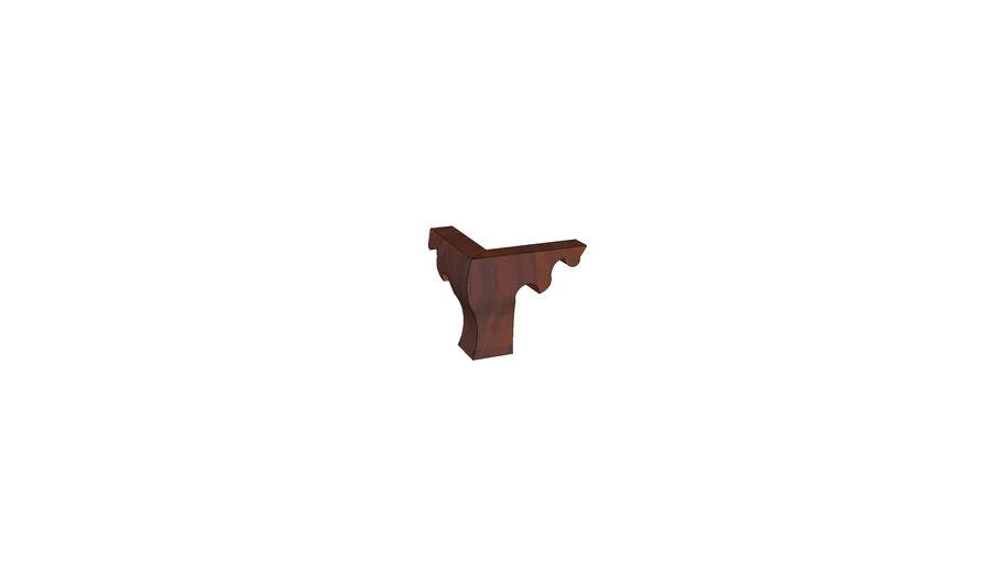 Antique furniture leg