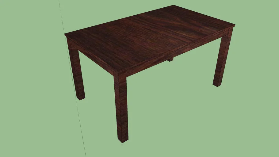 mesa de madera 4 patas