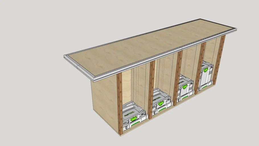 Etabli mobile pour Systainer Festool