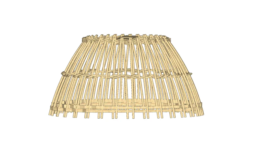 Luminária de Vime - Retrobel