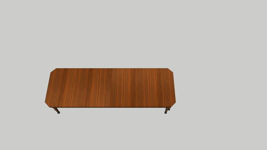 Artisan Chamfered Corner Mahogany Dining Table