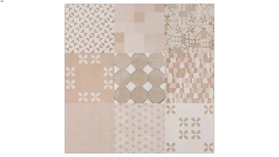 Textura Porcelanato Siena Decor Village Mix Nude