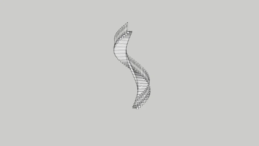 spiral steps in sketchup