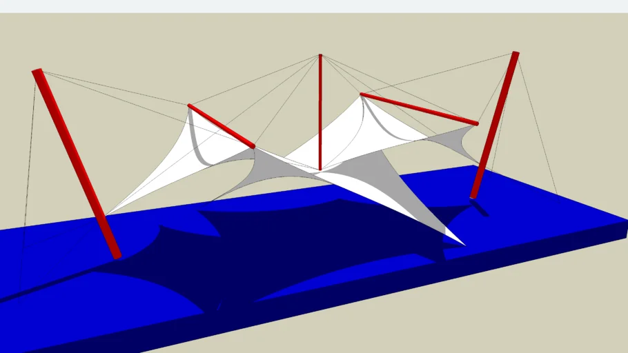 tensile structure | 3D Warehouse