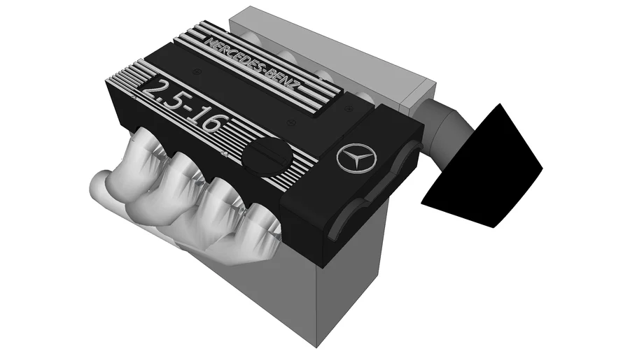 2.5 Mercedes 190E engine.