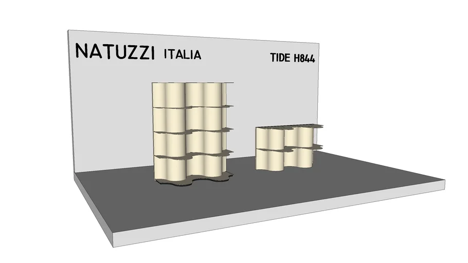 NATUZZI ITALIA - BOOKSHELF - TIDE H844