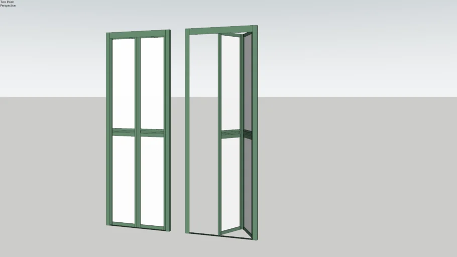 Bi-folds aluminum door