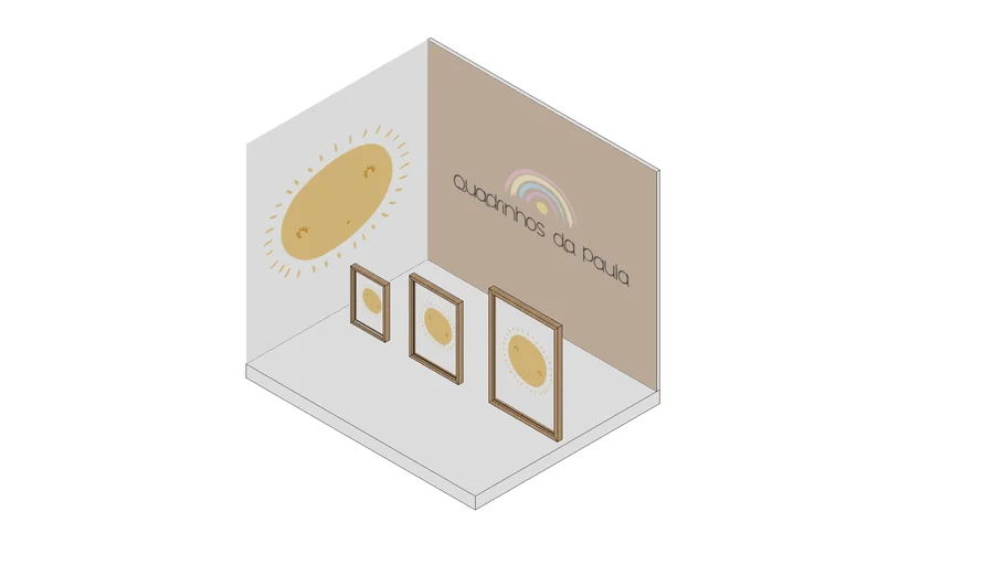 Quadro infantil Sol