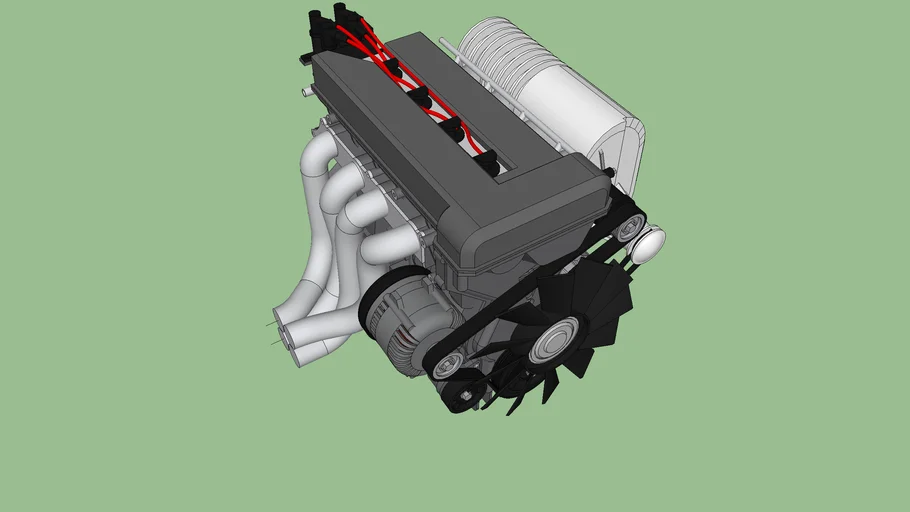 supercharge 4 cylinder engine
