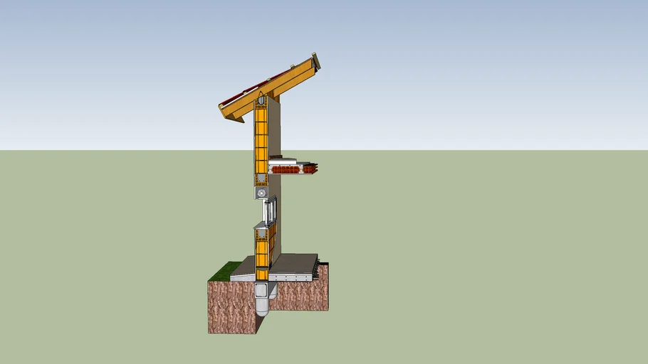 Bloque cerámico portante (corte constructivo)