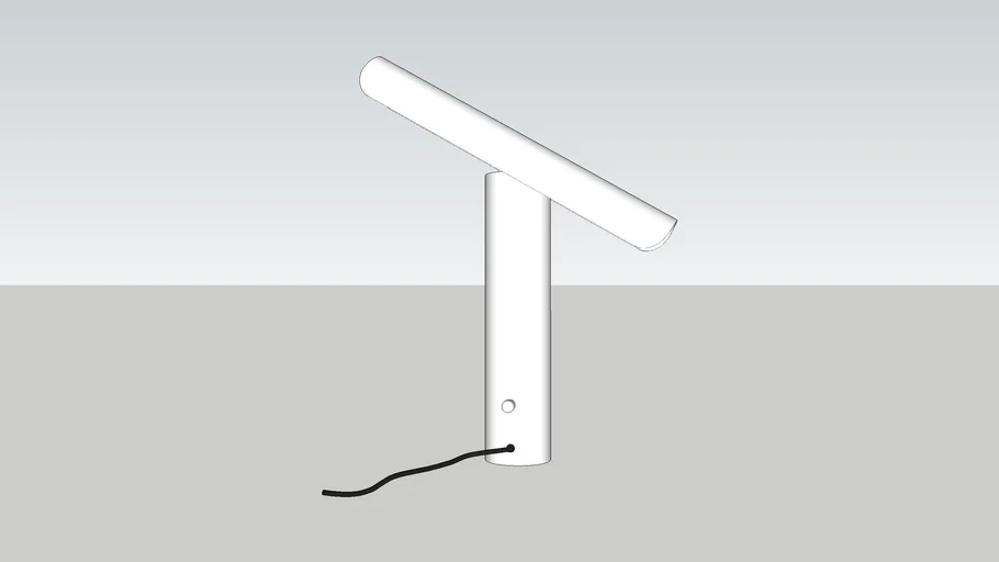 Lampe à poser T-Lamp Frama -Blanc