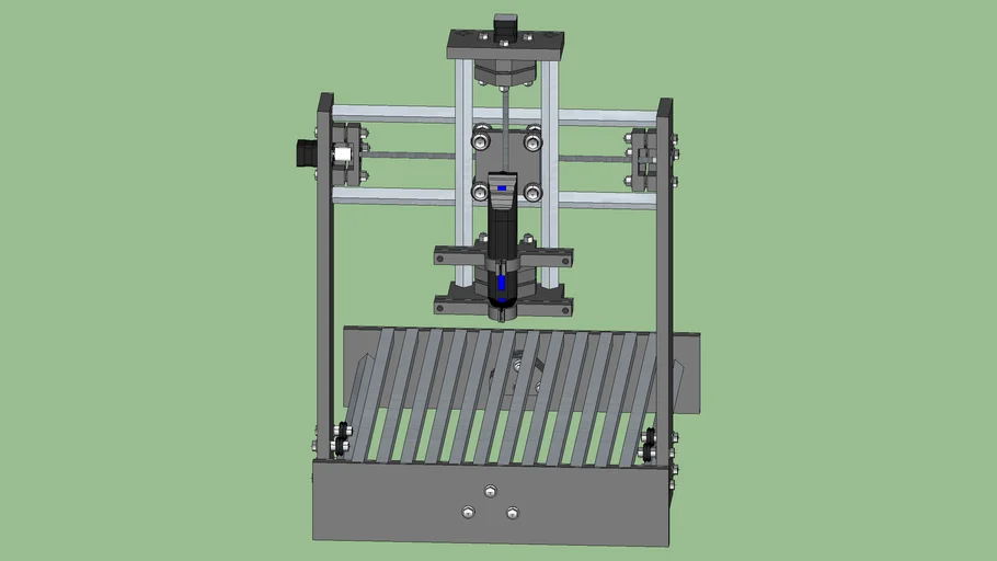 CNC27 v2 -- design for CNC Dremel router