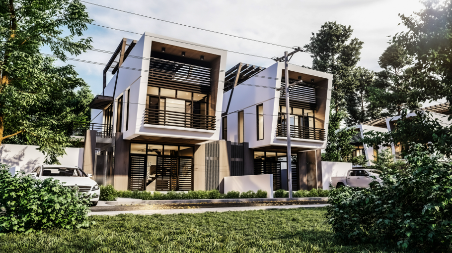 Two-Storey House Modern Rustic - Exterior