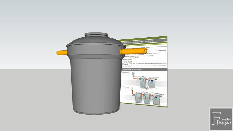 PURIFYING PLASTIC SEPTIC TANK - PST