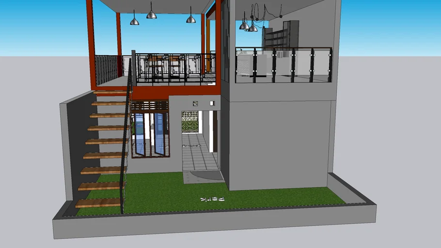 Cafe and House