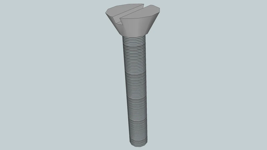 1/4-20 x 1 1/4" flat head machine screw