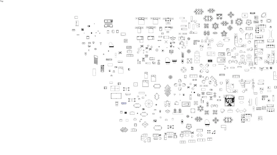 2D FURNITURE LIBRARY