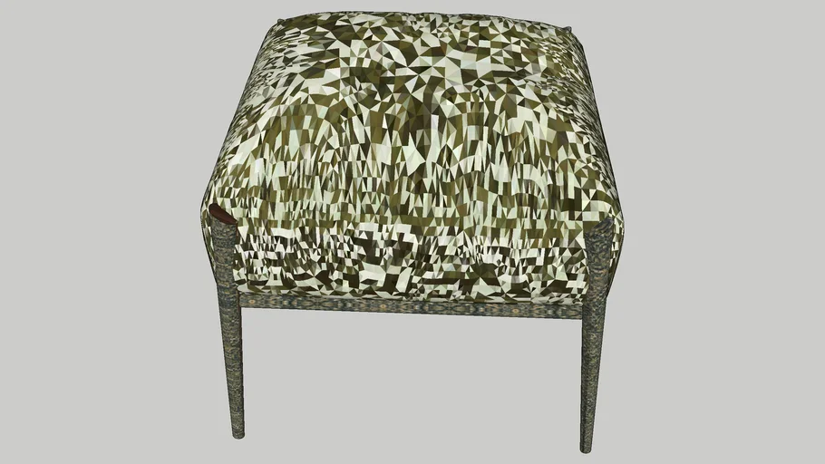 Ottoman Square Pouf