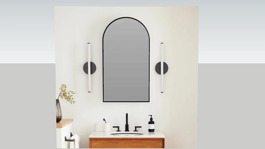 Arched Metal Framed Medicine Cabinet - West Elm