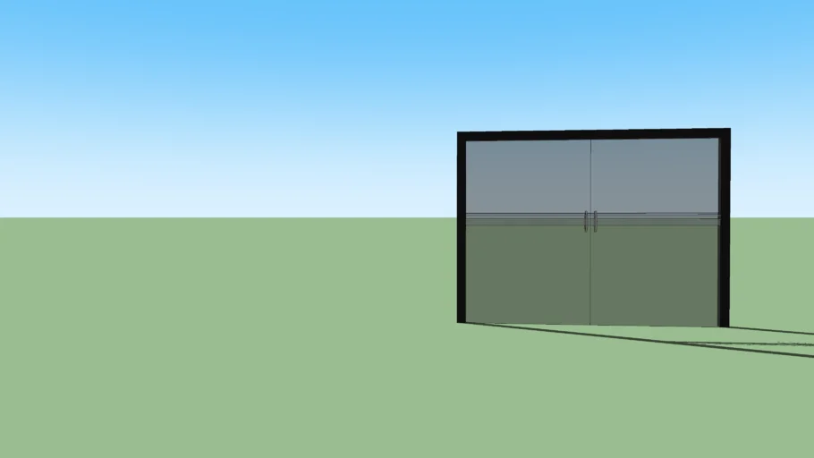 Puerta de vidrio (2 puertas)
