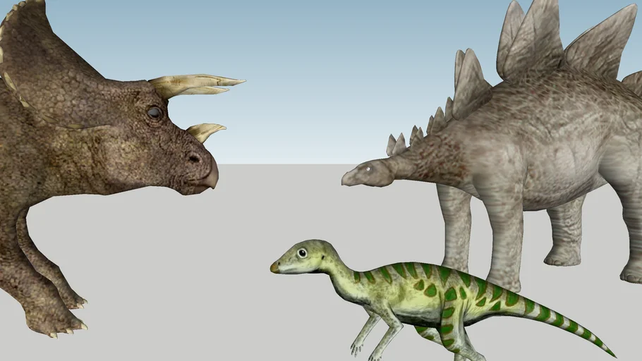 stegosaurus vs triceratops