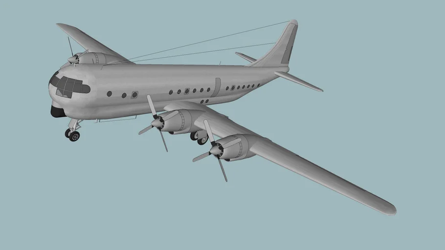 Boeing Model 377 Stratocruiser~ Template