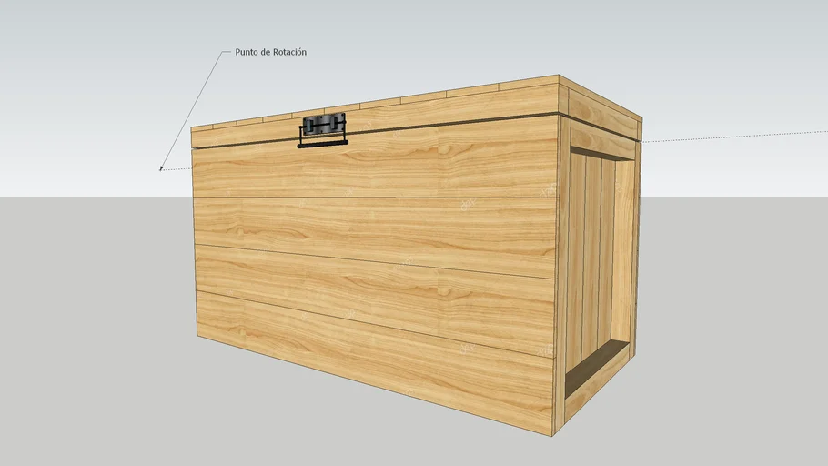 Basic Wood Trunk / Baúl de Madera Básico