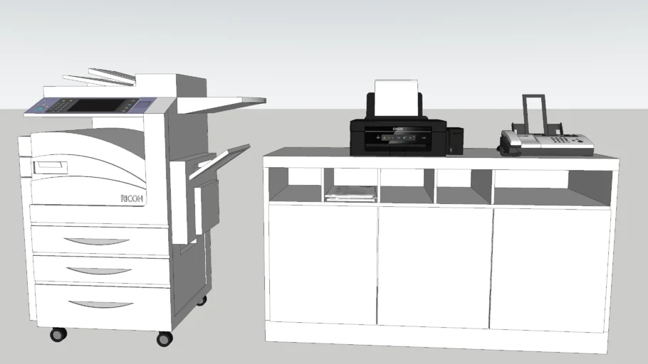 PRINTER+FAX+PHOTOCOPY MACHINE