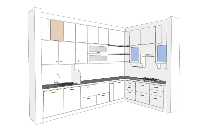 L Shaped Kitchen